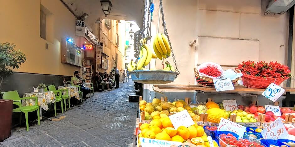 Via San Cesareo à Sorrente